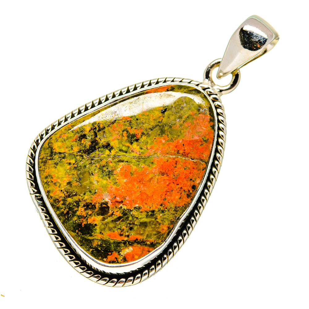 Unakite Pendants handcrafted by Ana Silver Co - PD747944
