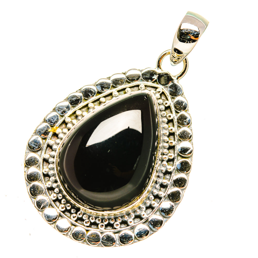 Black Onyx Pendants handcrafted by Ana Silver Co - PD7481