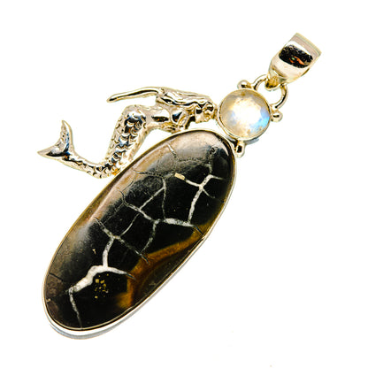 Septarian Geode Pendants handcrafted by Ana Silver Co - PD748217
