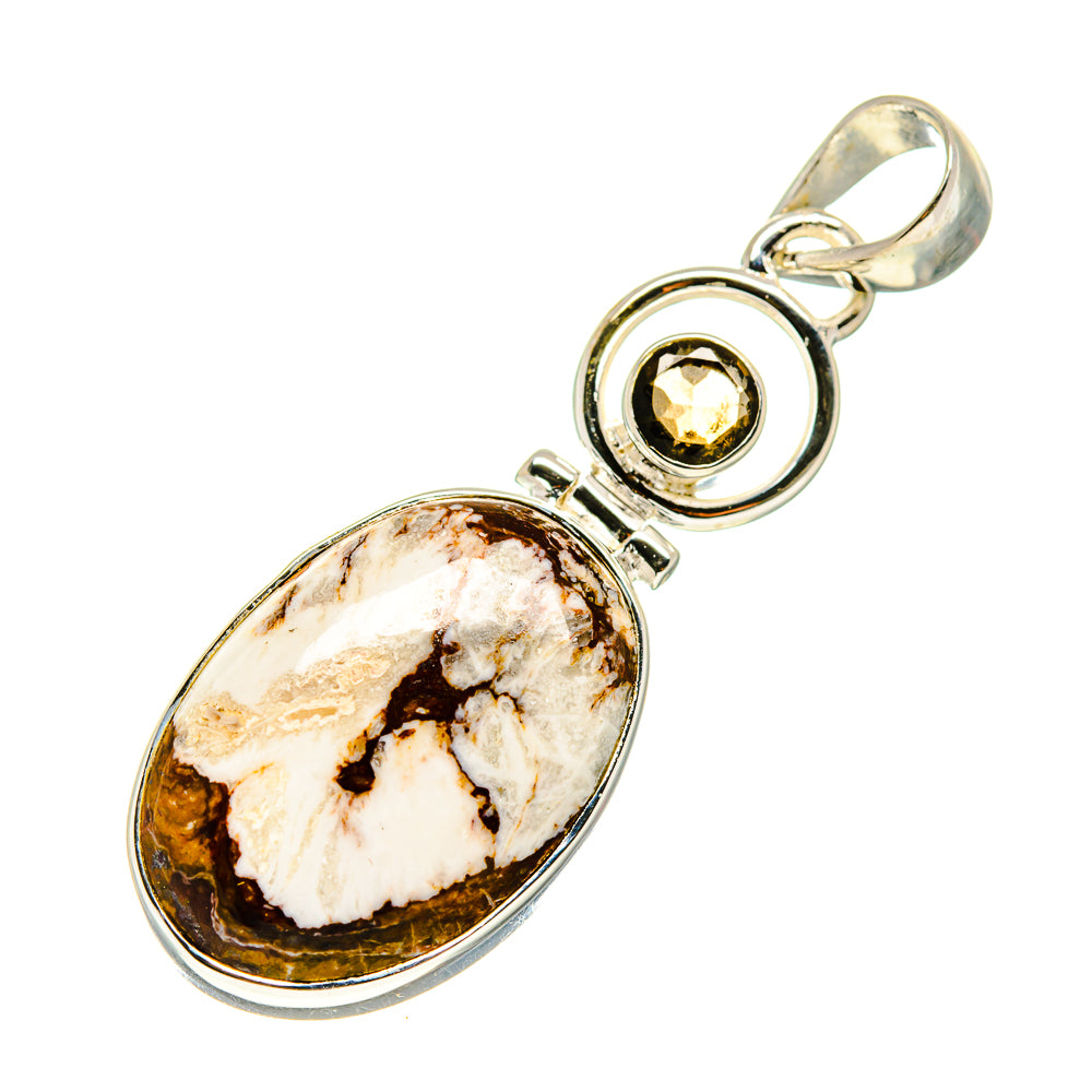 Peanut Wood Jasper Pendants handcrafted by Ana Silver Co - PD748231