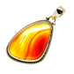 Orange Botswana Agate Pendants handcrafted by Ana Silver Co - PD748256