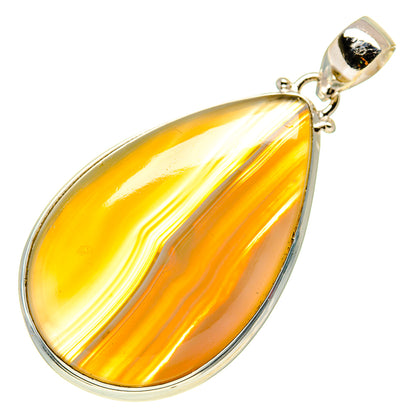 Botswana Agate Pendants handcrafted by Ana Silver Co - PD748343