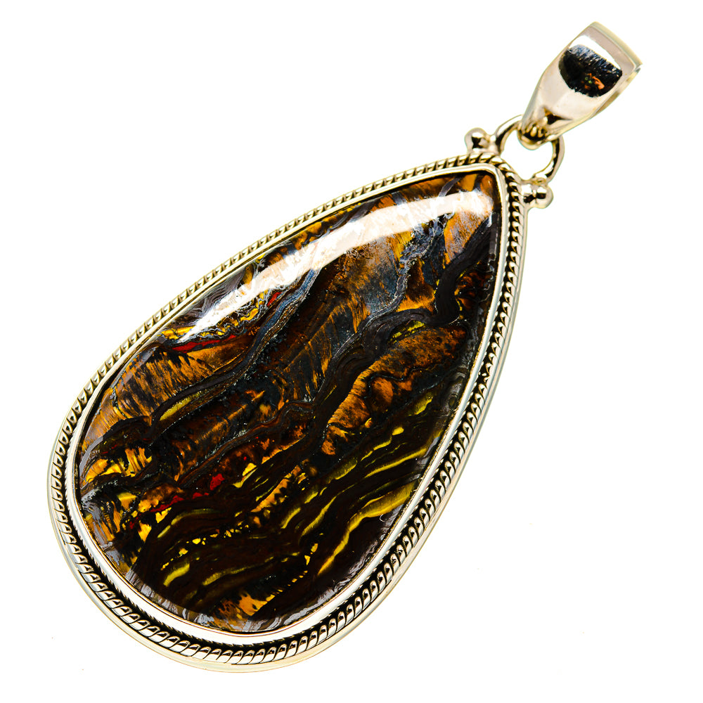 Pietersite Pendants handcrafted by Ana Silver Co - PD748348
