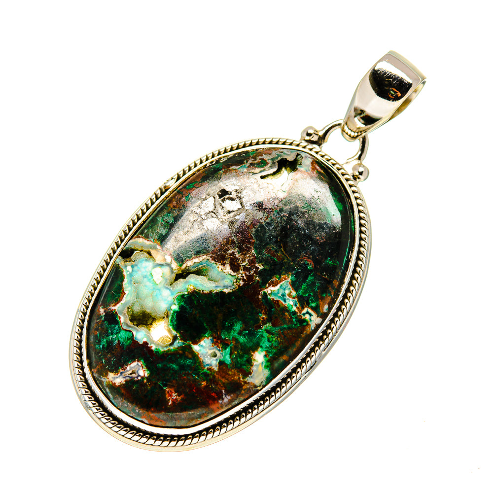 Chrysocolla Pendants handcrafted by Ana Silver Co - PD748428
