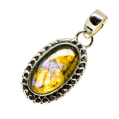 Labradorite Pendants handcrafted by Ana Silver Co - PD748483