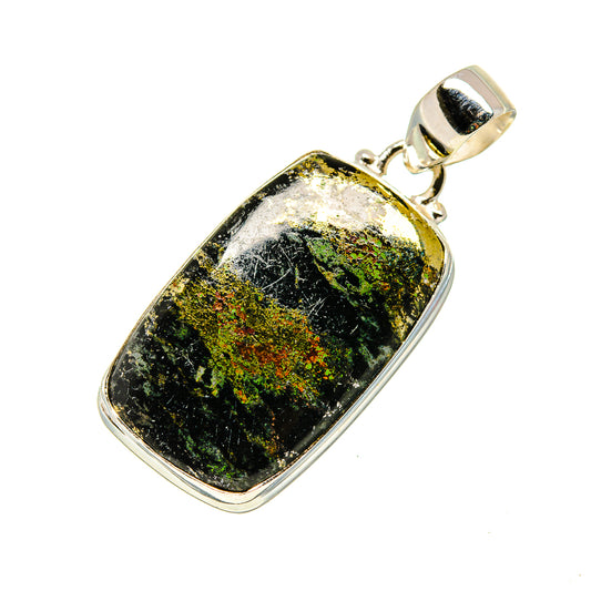Grass Garnet Pendants handcrafted by Ana Silver Co - PD748498