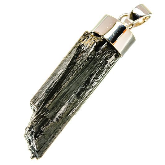 Black Tourmaline Pendants handcrafted by Ana Silver Co - PD7485