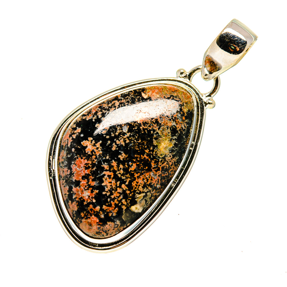 Fireworks Obsidian Pendants handcrafted by Ana Silver Co - PD748502