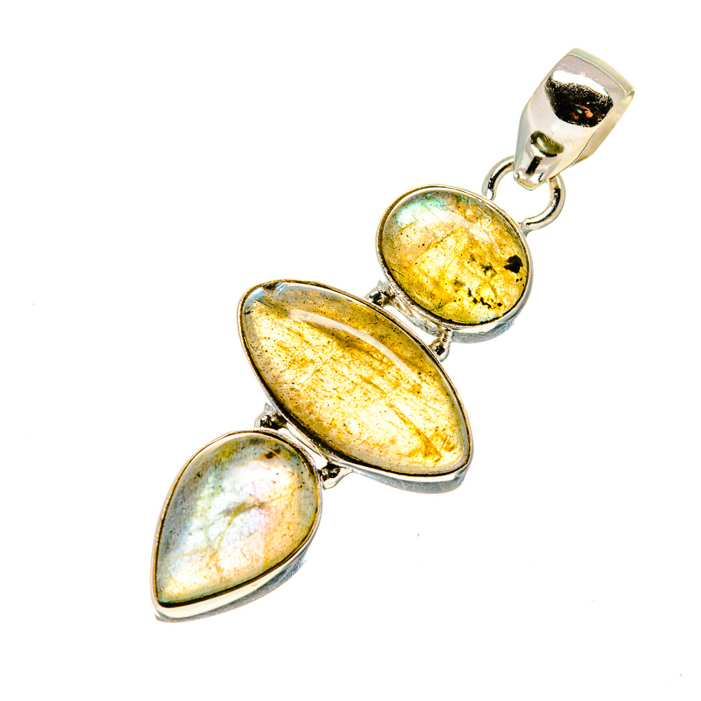 Labradorite Pendants handcrafted by Ana Silver Co - PD748523