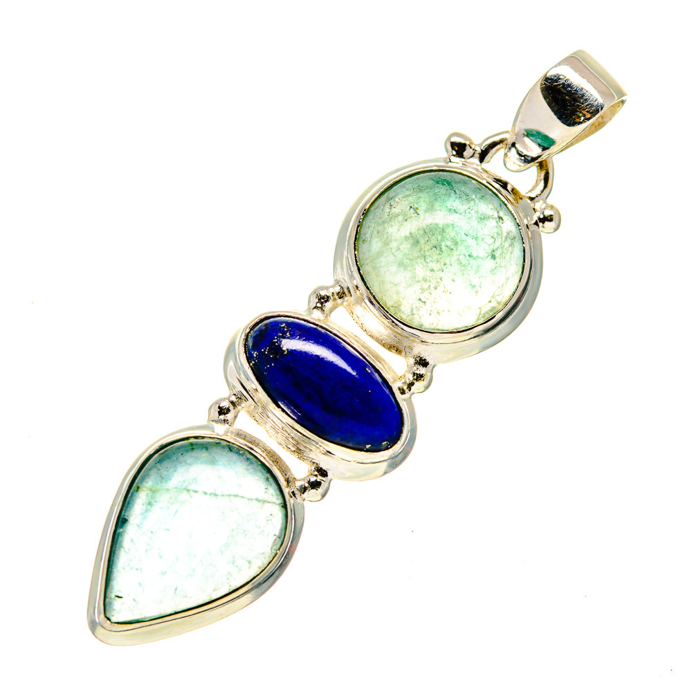 Green Fluorite Pendants handcrafted by Ana Silver Co - PD748532