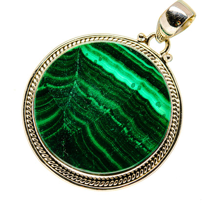 Malachite Pendants handcrafted by Ana Silver Co - PD748564