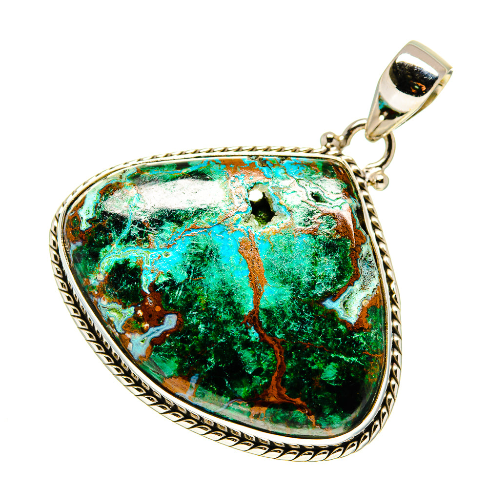 Chrysocolla Pendants handcrafted by Ana Silver Co - PD748565