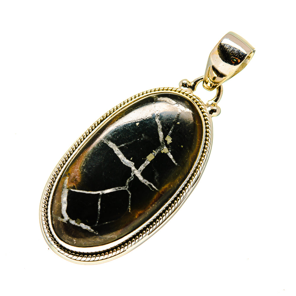 Septarian Geode Pendants handcrafted by Ana Silver Co - PD748584