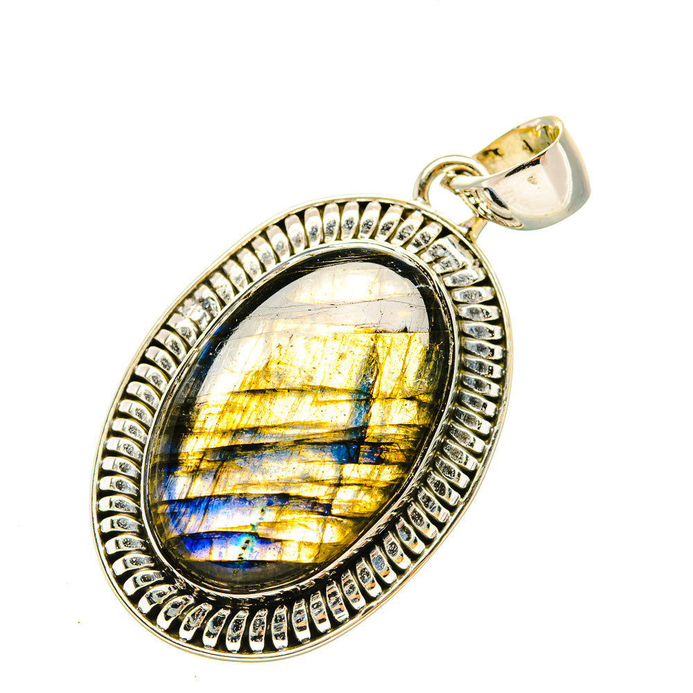Labradorite Pendants handcrafted by Ana Silver Co - PD7486