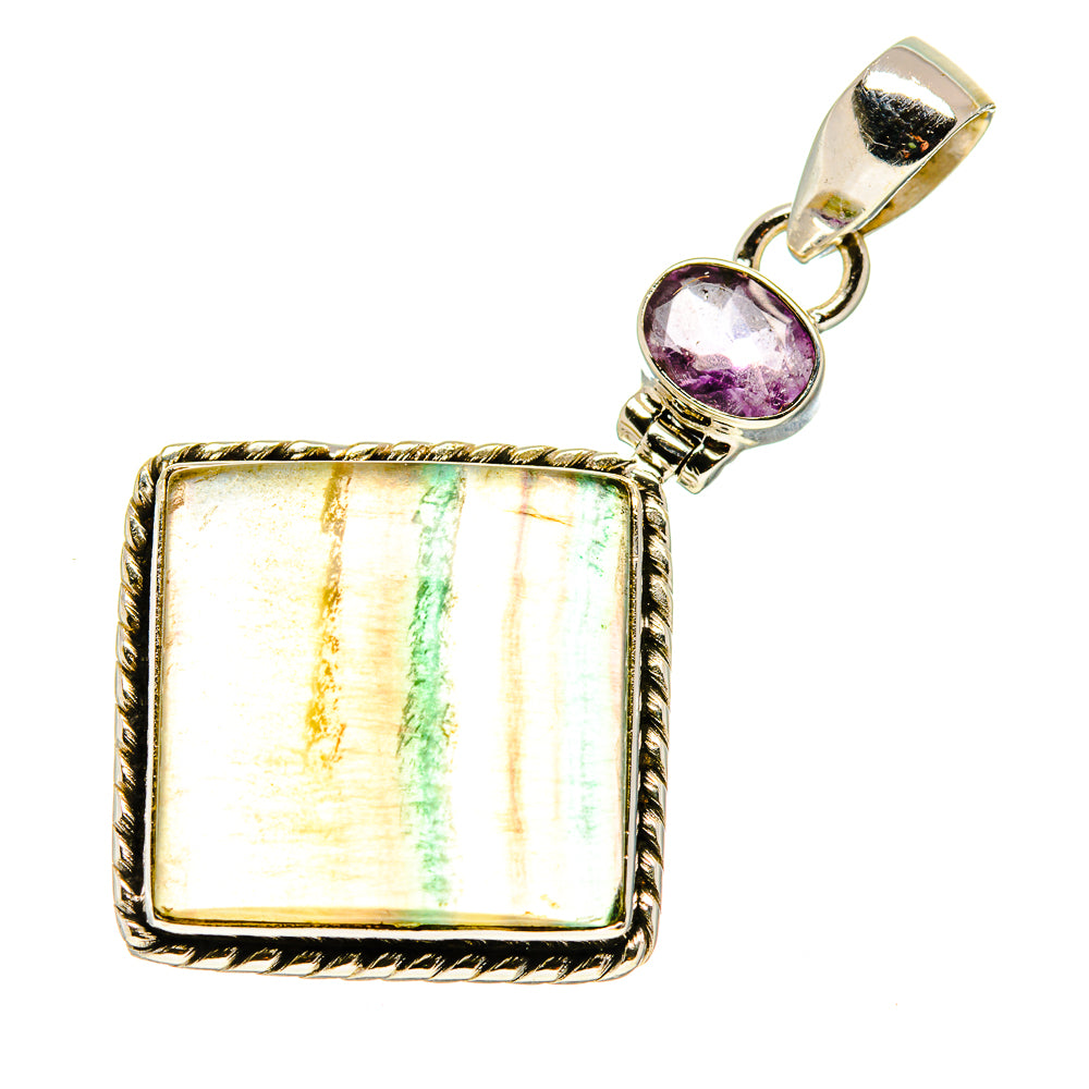 Fluorite Pendants handcrafted by Ana Silver Co - PD748615