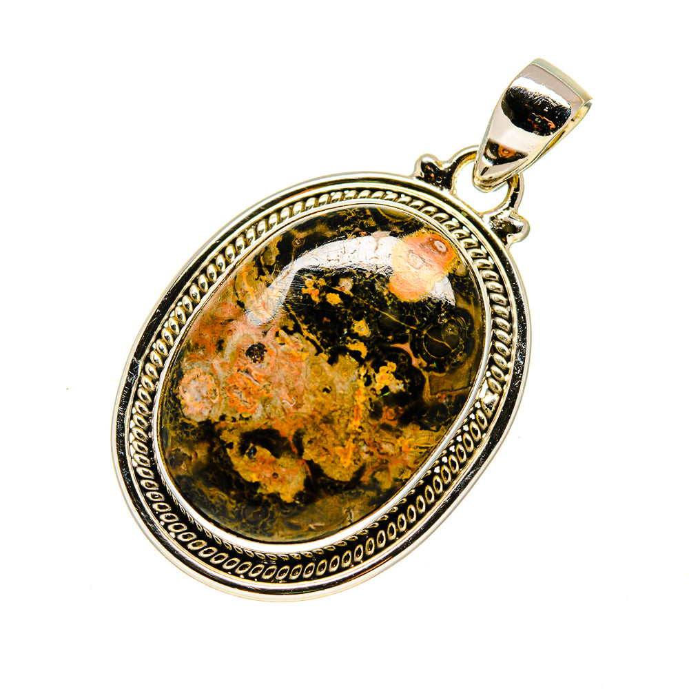 Poppy Jasper Pendants handcrafted by Ana Silver Co - PD748661 - Photo 2
