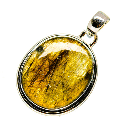 Labradorite Pendants handcrafted by Ana Silver Co - PD748666 - Photo 2