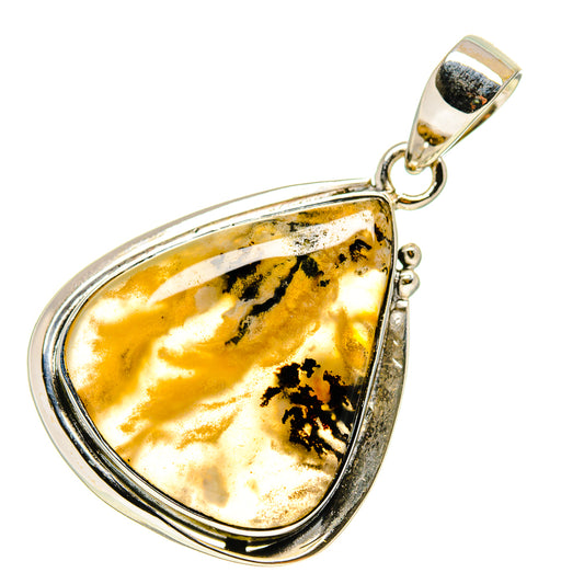 Plume Agate Pendants handcrafted by Ana Silver Co - PD748674