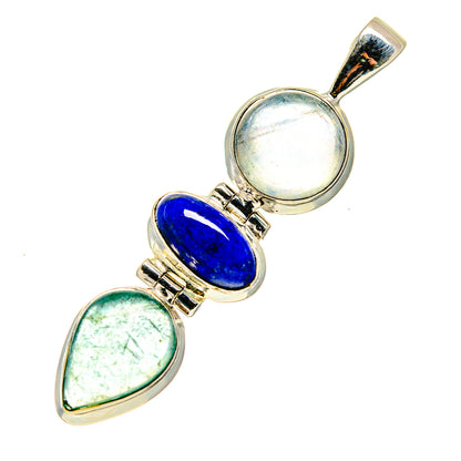 Green Fluorite Pendants handcrafted by Ana Silver Co - PD748722