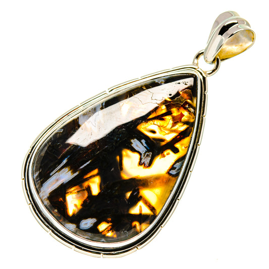 Turkish Tube Agate Pendants handcrafted by Ana Silver Co - PD748725