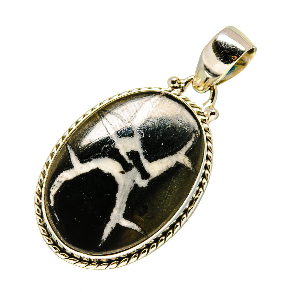 Septarian Geode Pendants handcrafted by Ana Silver Co - PD748755
