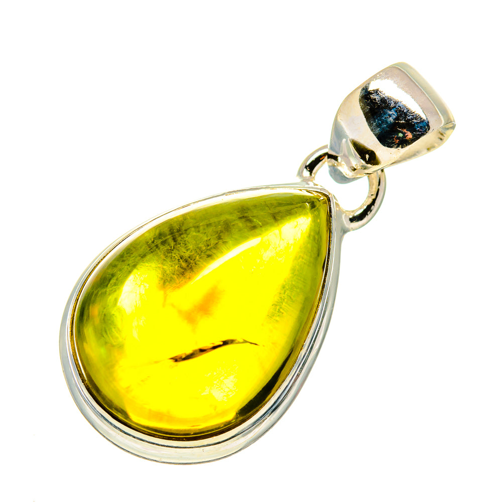 Olive Quartz Pendants handcrafted by Ana Silver Co - PD748775