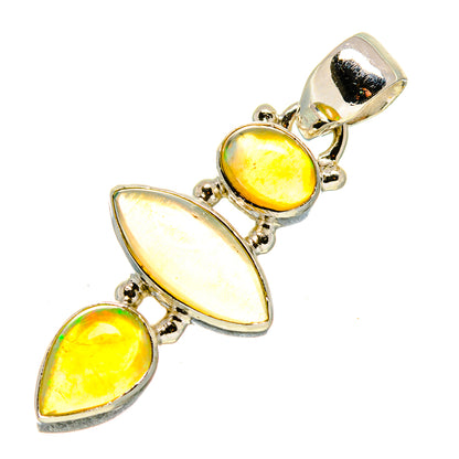Ethiopian Opal Pendants handcrafted by Ana Silver Co - PD748809