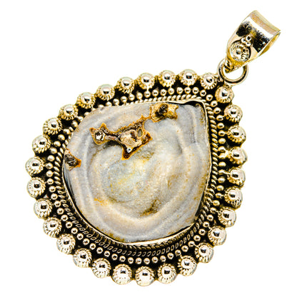 Desert Druzy Pendants handcrafted by Ana Silver Co - PD748817