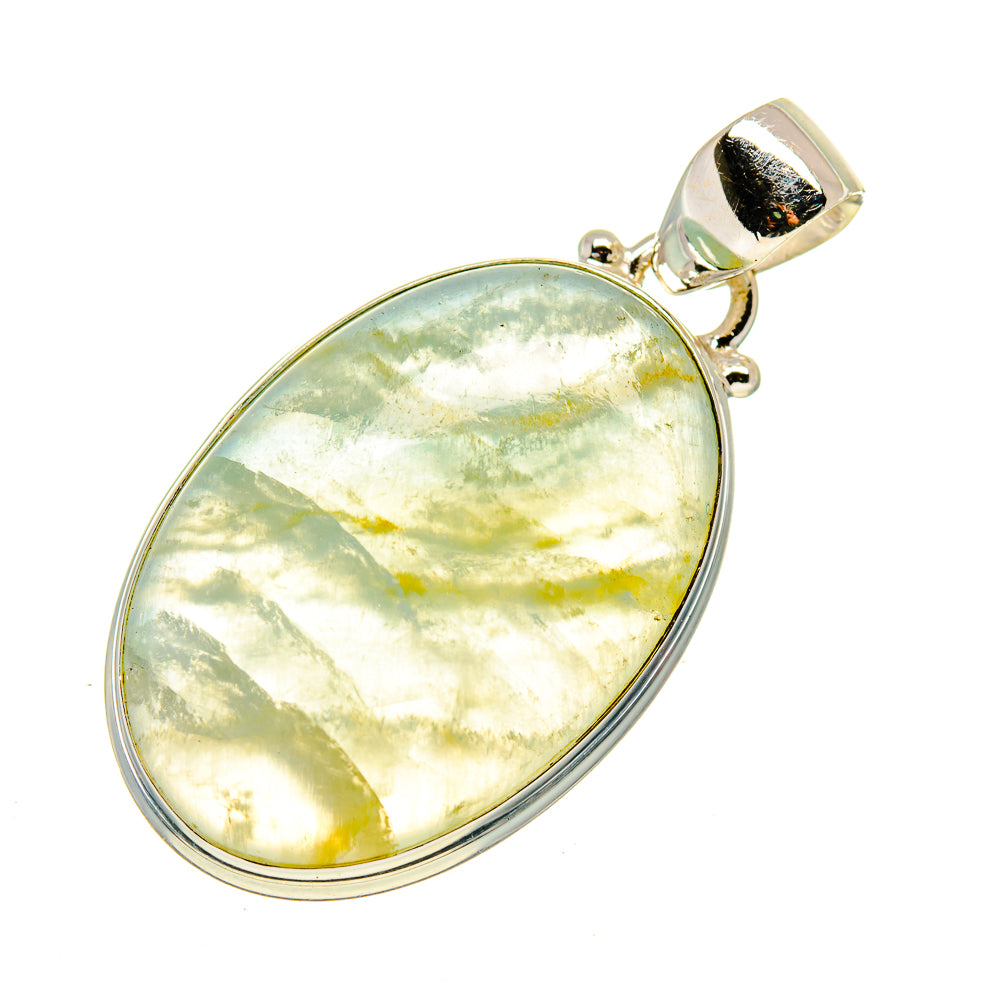 Prehnite Pendants handcrafted by Ana Silver Co - PD748907