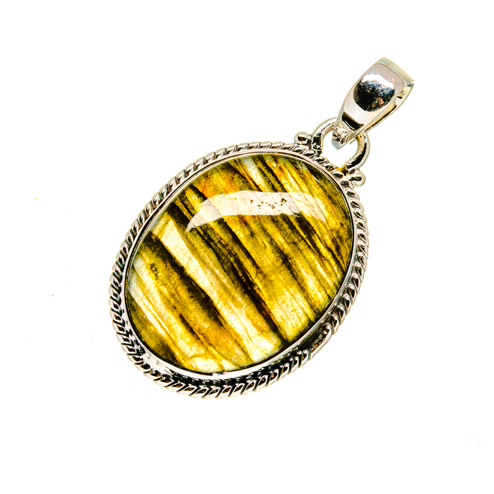 Labradorite Pendants handcrafted by Ana Silver Co - PD748936