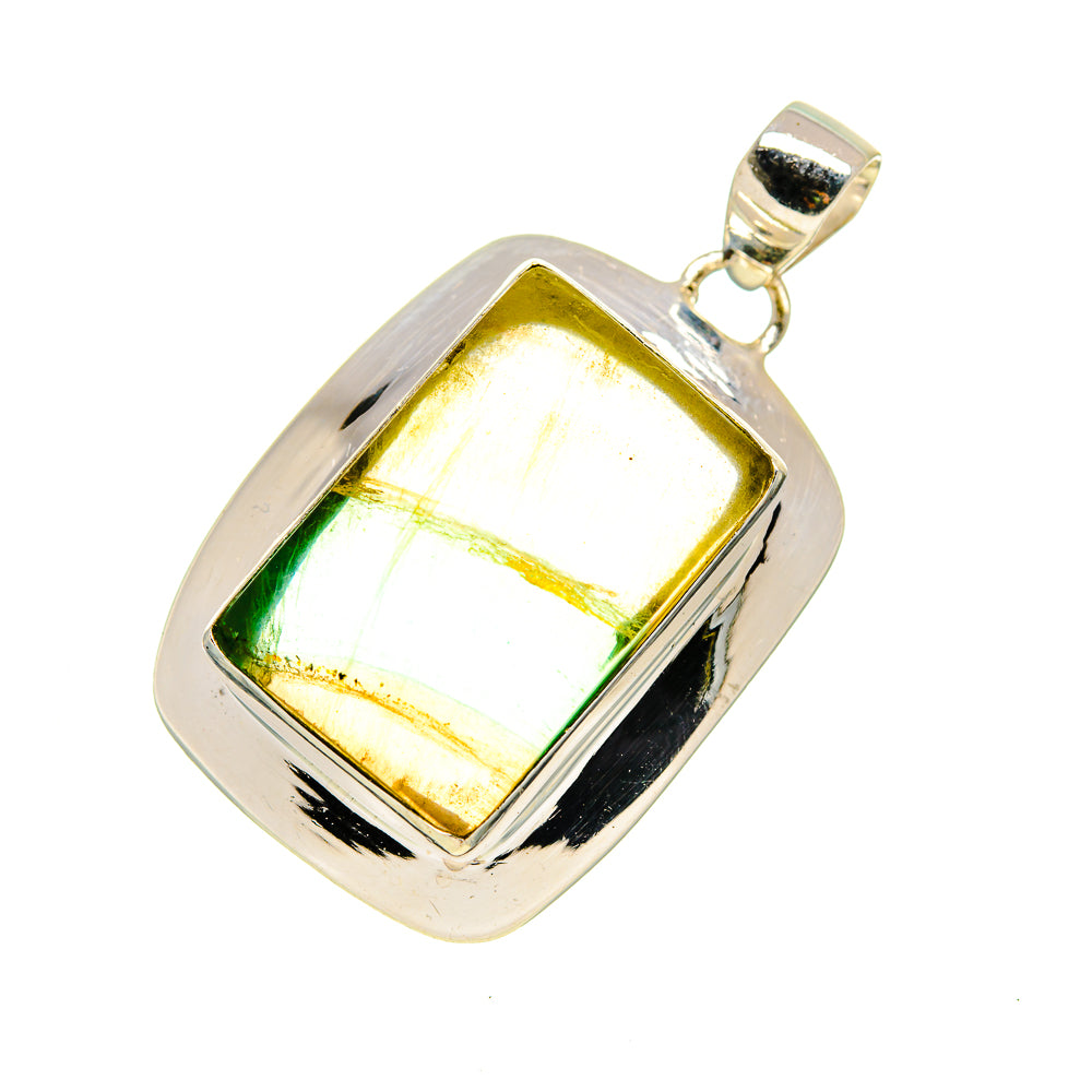 Green Fluorite Pendants handcrafted by Ana Silver Co - PD748946