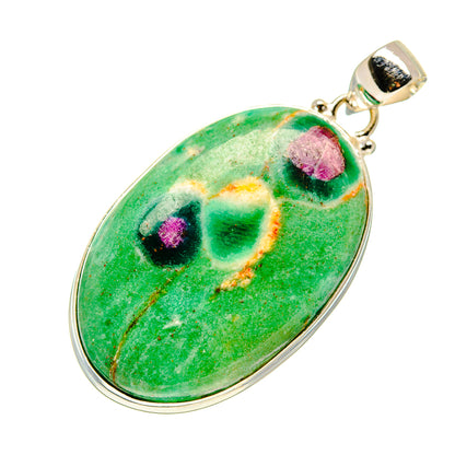 Ruby Fuchsite Pendants handcrafted by Ana Silver Co - PD749119