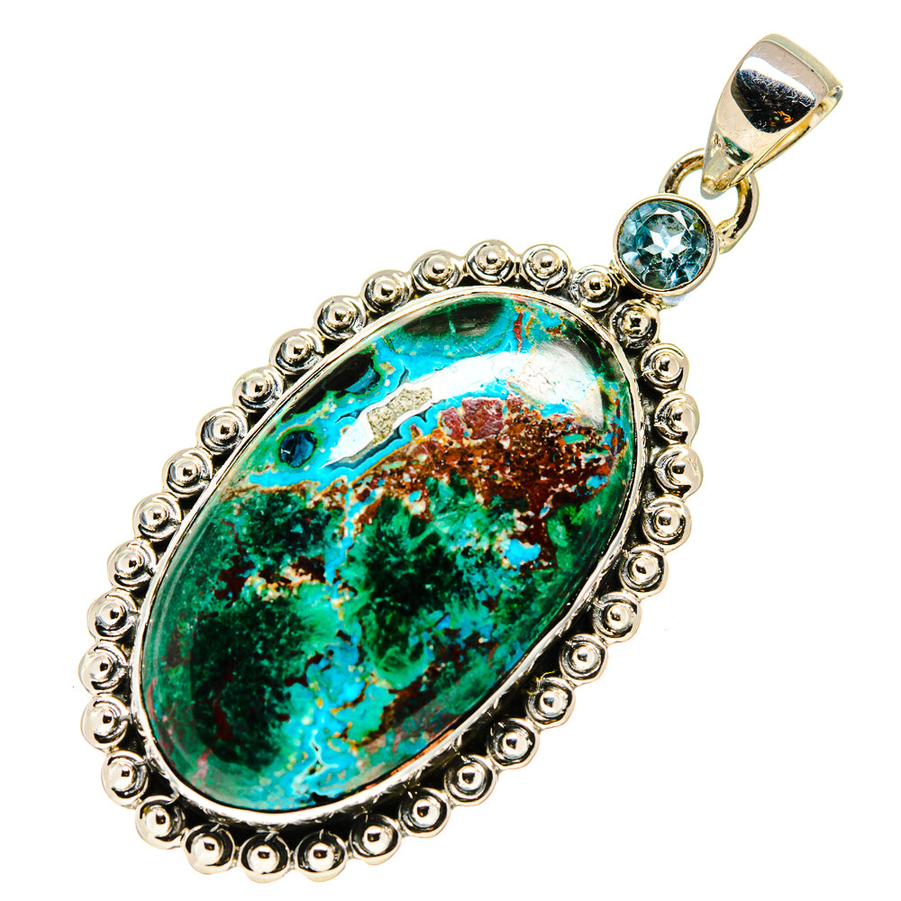Chrysocolla Pendants handcrafted by Ana Silver Co - PD749140