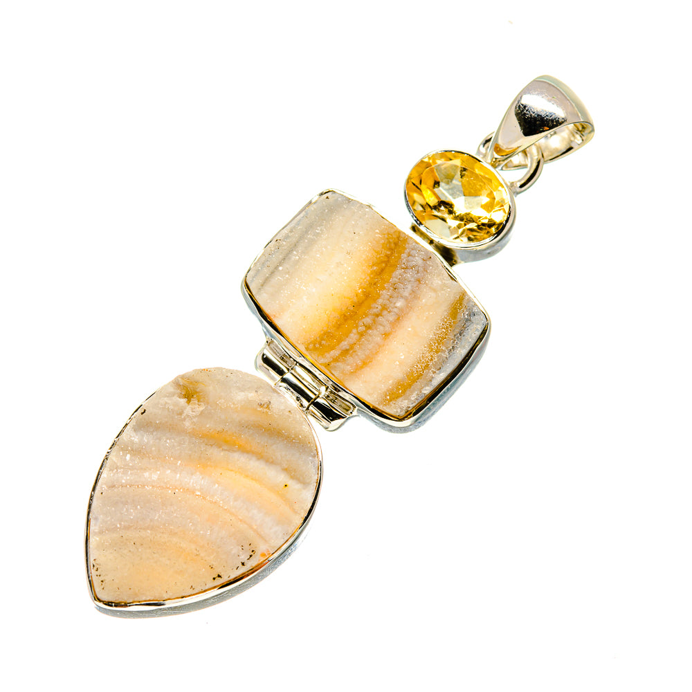 Desert Druzy Pendants handcrafted by Ana Silver Co - PD749201