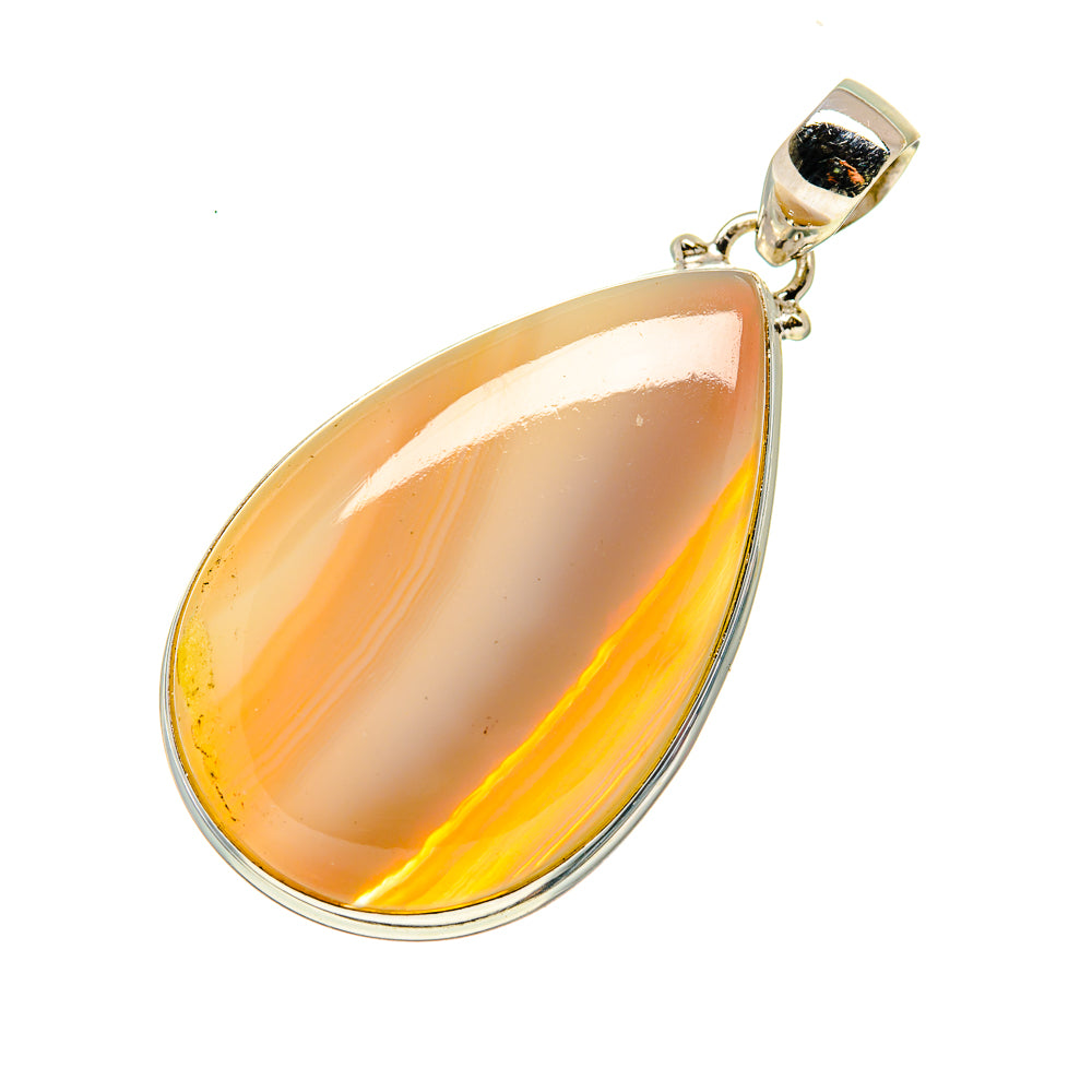 Botswana Agate Pendants handcrafted by Ana Silver Co - PD749205
