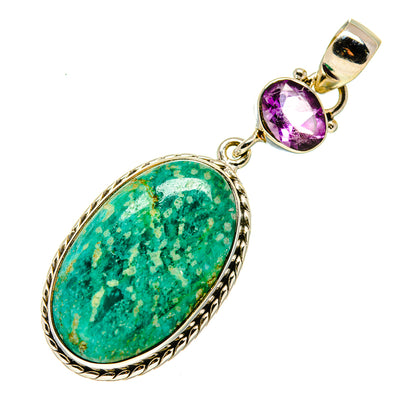 Amazonite Pendants handcrafted by Ana Silver Co - PD749217
