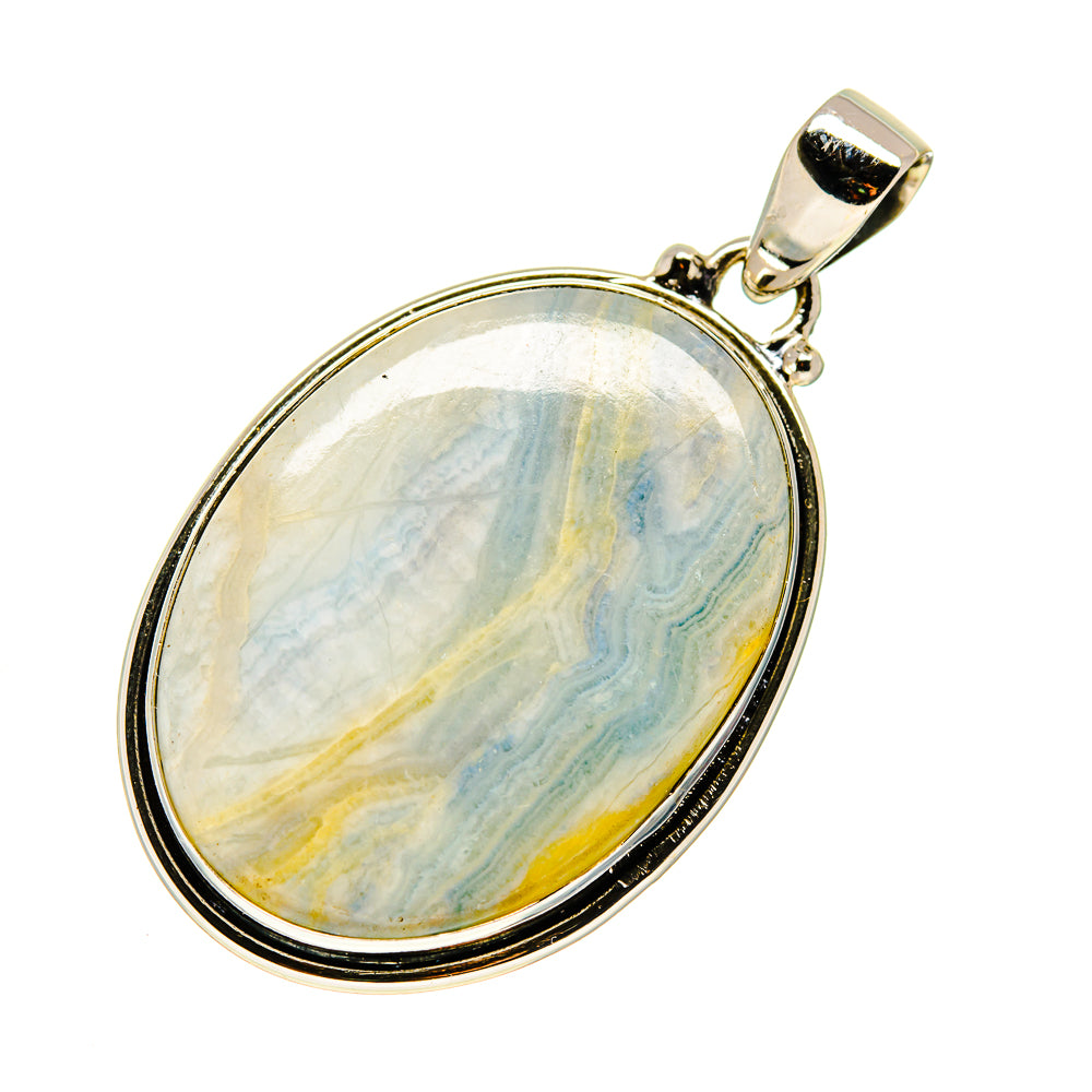 Blue Scheelite Pendants handcrafted by Ana Silver Co - PD749248