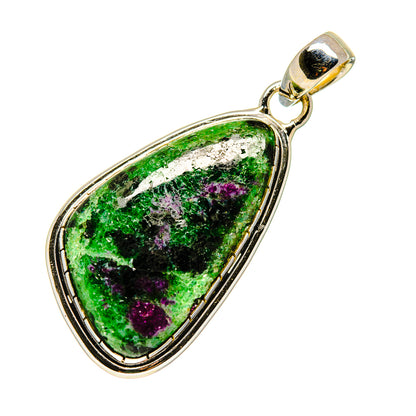 Ruby Zoisite Pendants handcrafted by Ana Silver Co - PD749258