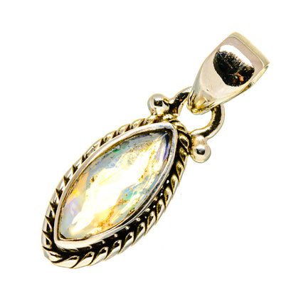 Ethiopian Opal Pendants handcrafted by Ana Silver Co - PD749411