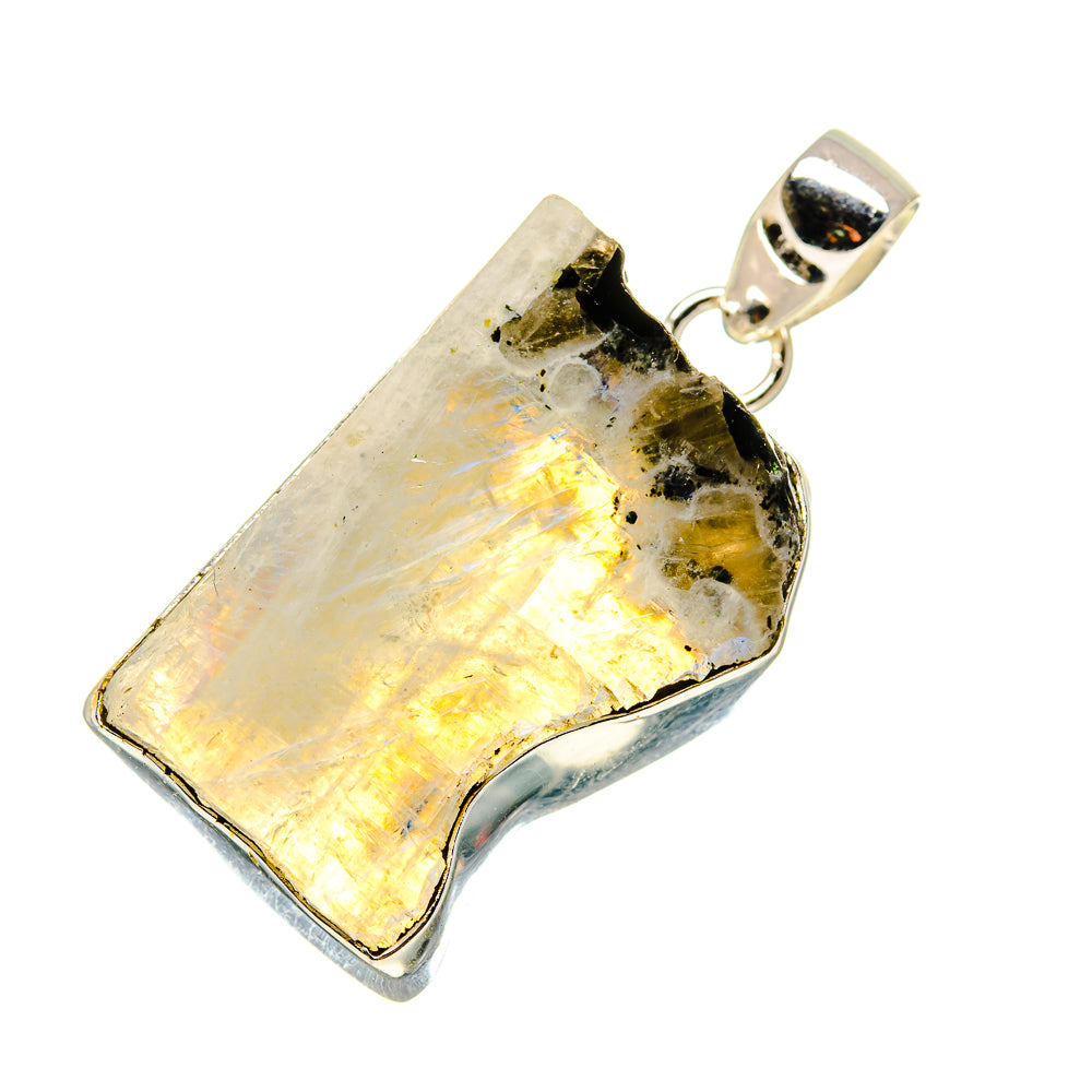 Rainbow Moonstone Pendants handcrafted by Ana Silver Co - PD749457