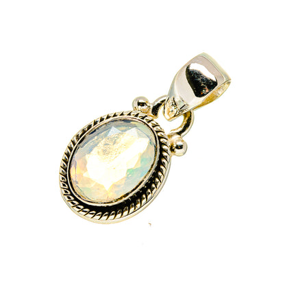 Ethiopian Opal Pendants handcrafted by Ana Silver Co - PD749496