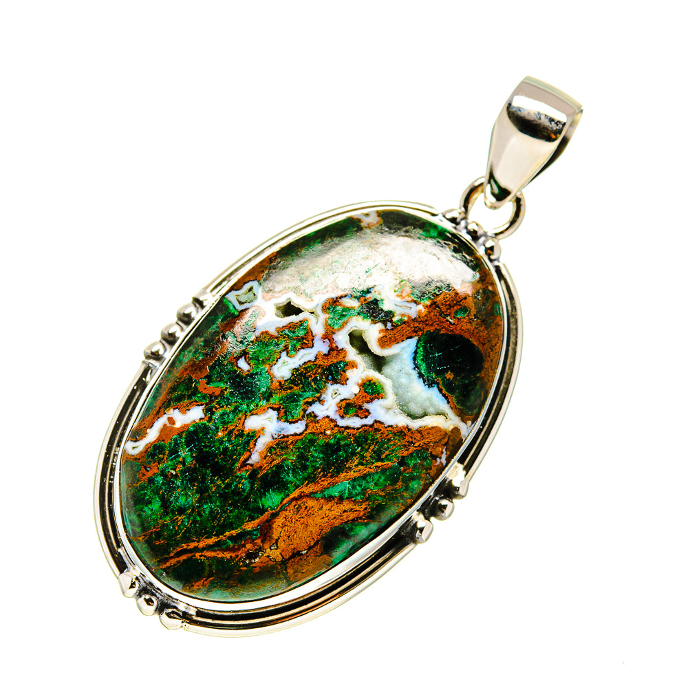 Chrysocolla Pendants handcrafted by Ana Silver Co - PD749625
