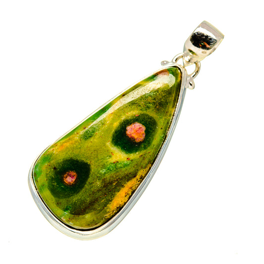 Ruby Fuchsite Pendants handcrafted by Ana Silver Co - PD749626