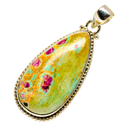 Ruby Fuchsite Pendants handcrafted by Ana Silver Co - PD749632