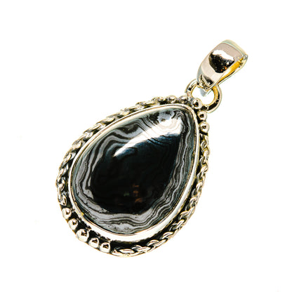 Psilomelane Pendants handcrafted by Ana Silver Co - PD749651