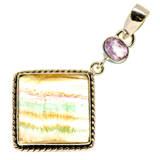 Fluorite Pendants handcrafted by Ana Silver Co - PD749741