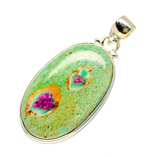 Ruby Fuchsite Pendants handcrafted by Ana Silver Co - PD749927