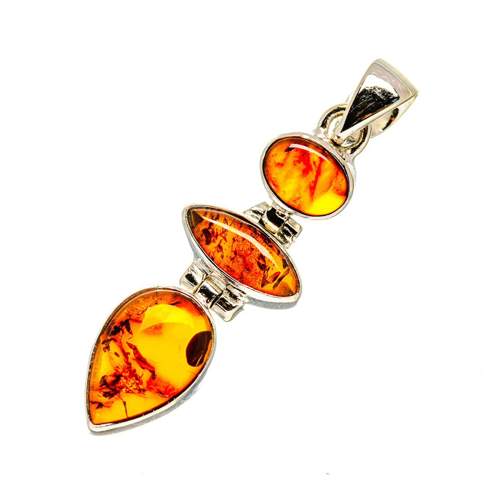 Baltic Amber Pendants handcrafted by Ana Silver Co - PD749947