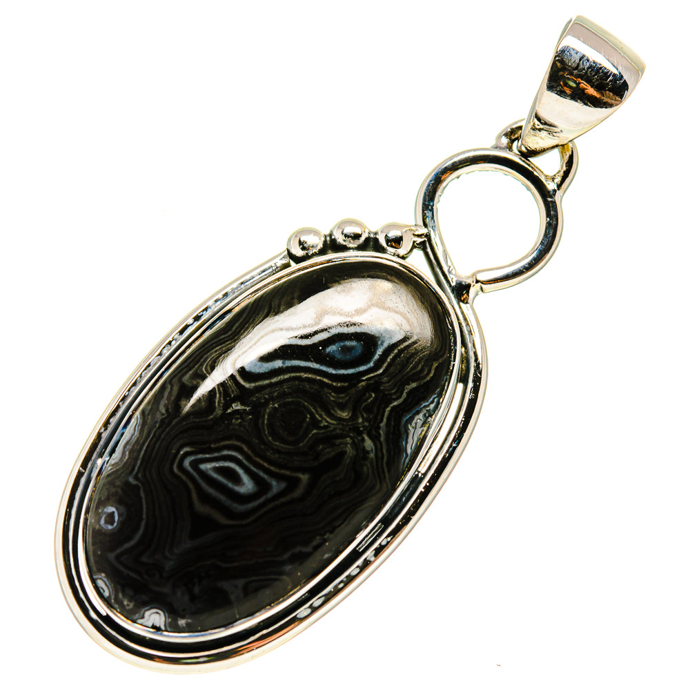 Psilomelane Pendants handcrafted by Ana Silver Co - PD749950