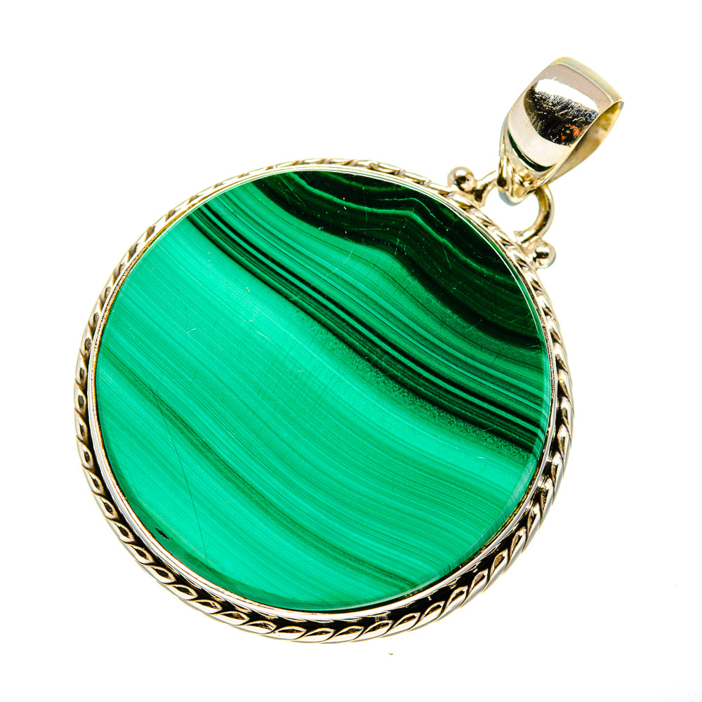 Malachite Pendants handcrafted by Ana Silver Co - PD750010